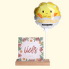 Mini ballon ‘Zonnestralen’ met kaarthouder 1