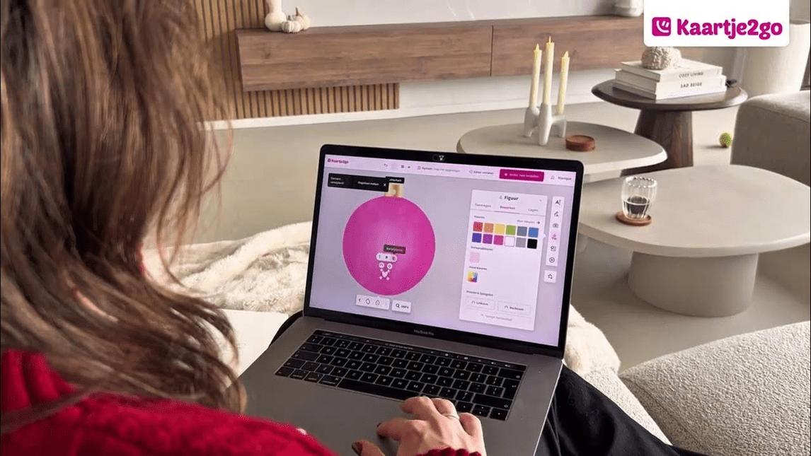 Handgeschreven kerstkaart