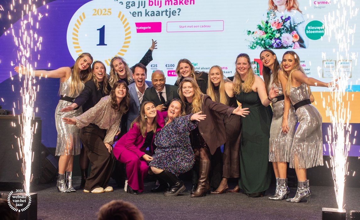 Kaartje2go bij de uitreiking verkozen tot Website van het Jaar!