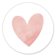 Sluitsticker roze hartje meisje