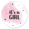 Sluitsticker it's a girl meisje