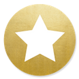 Sluitzegel gouden ster