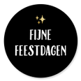 sluitsticker fijne feestdagen