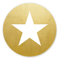 Sluitzegel gouden ster