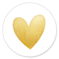 Sluitzegel hartje goud