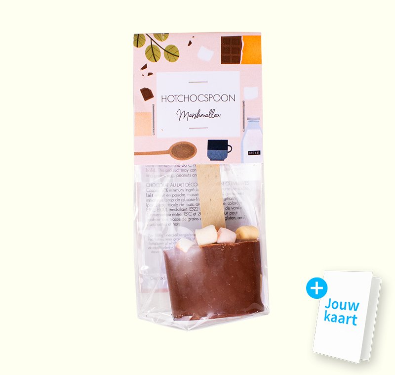 Chocolate spoon marshmallow
