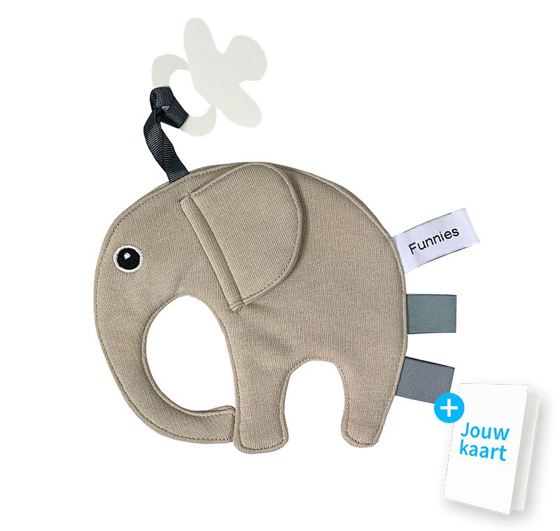 Speendoek olifant cream