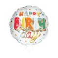 Mini ballon ‘Happy Birthday’ met kaarthouder 2