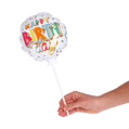 Mini ballon ‘Happy Birthday’ met kaarthouder 3