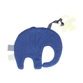 Speendoek olifant blauw 2