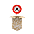 Heliumballon verkeersbord 30 jaar 3