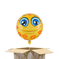 Heliumballon smiley met kusjes 2