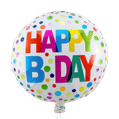 Heliumballon 'Happy B-Day' stippen 1