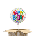 Heliumballon 'Happy B-Day' stippen 2