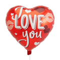 Heliumballon hart 'I love you' 1