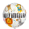 Heliumballon dieren 'Happy Birthday!' 1