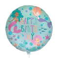 Heliumballon zeemeermin 'Happy Birthday' 1