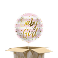 Heliumballon 'Baby girl' 2