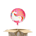 Heliumballon eenhoorn 'Happy Birthday' 2