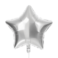 Heliumballon ster zilver 1