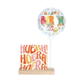 Mini ballon ‘Happy Birthday’ met kaarthouder 1
