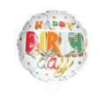 Mini ballon ‘Happy Birthday’ met kaarthouder 2