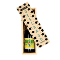 Bedrukte bier- of wijnkist ‘Geslaagd’ 1