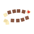 Chocoladetelegram ‘I love you!’ 3