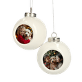 Gepersonaliseerde kerstbal set 1