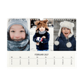 Gepersonaliseerde jaarkalender (liggend) 1