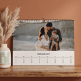 Gepersonaliseerde jaarkalender (liggend) 6