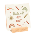 Bedankt juf/meester tegeltje (15x15) 8