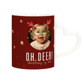 Kerstmok met hartvormig oor personaliseren 2