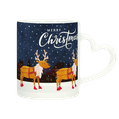 Kerstmok met hartvormig oor personaliseren 5