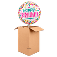 Heliumballon ‘Birthday sprinkles’ 2