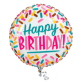 Heliumballon ‘Birthday sprinkles’ 1