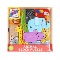 Dierenpuzzel van hout 1