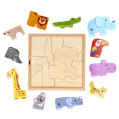 Dierenpuzzel van hout 2