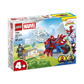 LEGO Spidey op zijn motor vs. Rhino 2