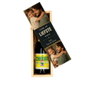 Gepersonaliseerde Vaderdag bier- of wijnkist 1