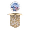 Heliumballon Stitch & Angel 'Happy Birthday' 3