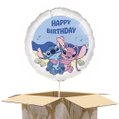 Heliumballon Stitch & Angel 'Happy Birthday' 2