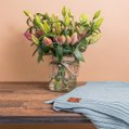 Boeket roze lelies 3