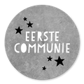 Sluitsticker eerste communie jongen