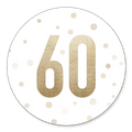 Sluitsticker uitnodiging 60 jaar goud