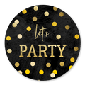Sluitzegel jubileum lets party confetti