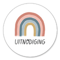 Sluitzegel uitnodiging regenboogje