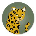 Sluitsticker panter