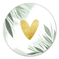 Sluitsticker hartje botanisch