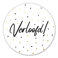 Sluitzegel verloofd confetti